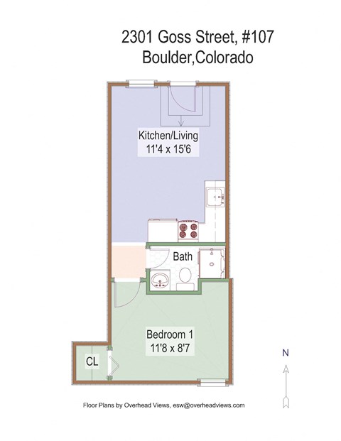 2301 Goss #107 Floor Plan